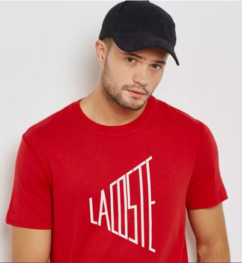 lacoste red tshirt